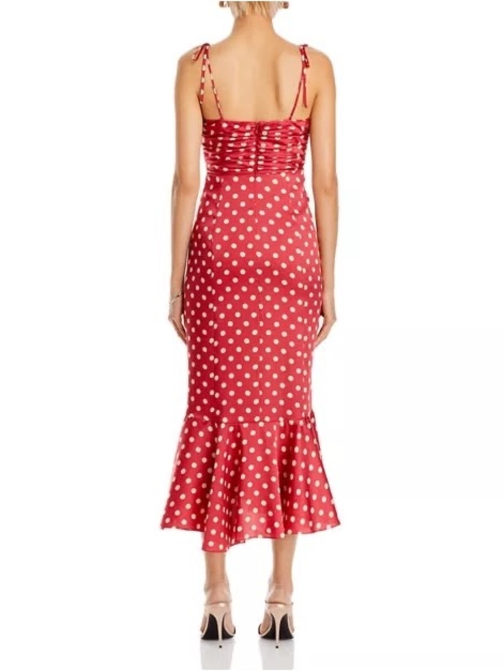 Cinq a Sept Mireya Polka Dot Dress size 10_NWT - Picture 4 of 9